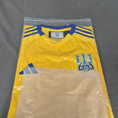 BAGGED UKRAINE FC HOME JERSEY SIZE XL