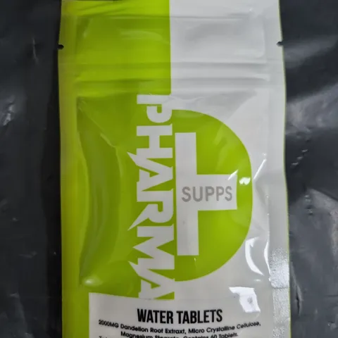 BOX OF APPROXIMATELY 70 PACKS OF PHARMA SUPPS TABLETS - WATER TABLETS (60 TABLETS PER PACK)