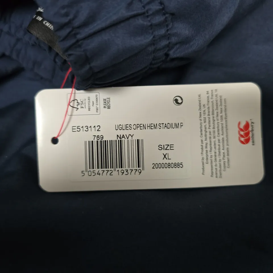 CANTERBURY NAVY STADIUM PANTS – XL