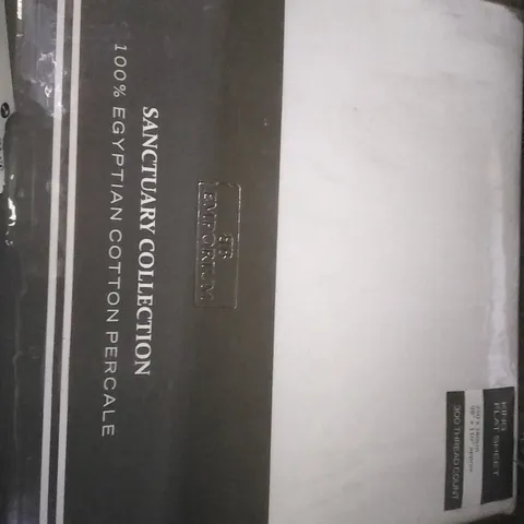 EXTRA 30CM DEEP FLAT BED SHEET 100% EGYPTIAN COTTON