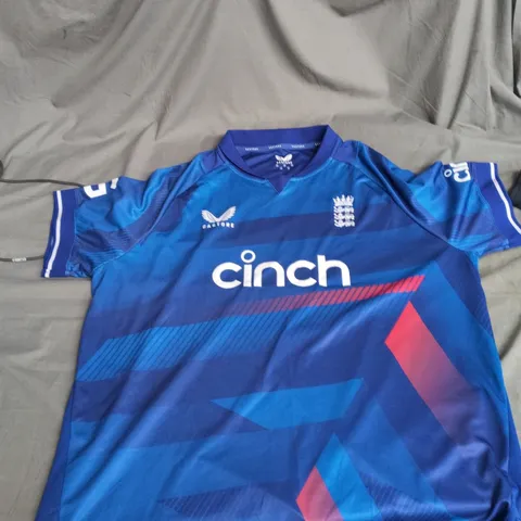 CASTORE ENGLAND CRICKET JERSEY – CINCH SPONSOR, UK 3XL