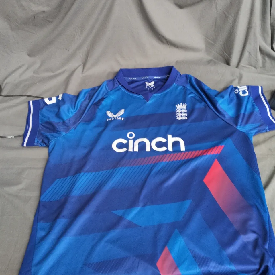 CASTORE ENGLAND CRICKET JERSEY – CINCH SPONSOR, UK 3XL
