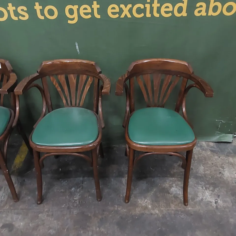 SET OF 6 VINTAGE BENTWOOD STYLE CHAIRS 