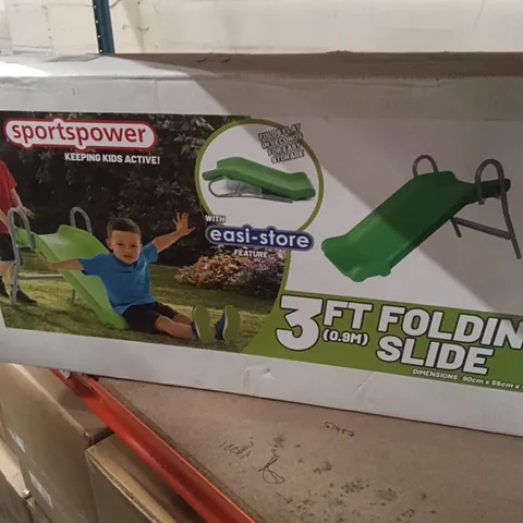 SPORTSPOWER 3FT FOLDING SLIDING TABLE