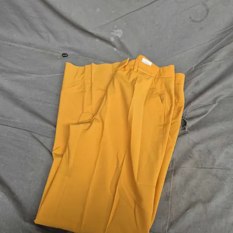 & OTHER STORIES (LOS ANGELES ATELIER) MUSTARD YELLOW TROUSERS, UK 10