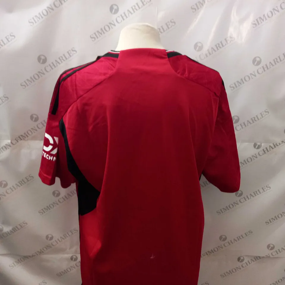 MANCHESTER UNITED FC HOME SHIRT SIZE L