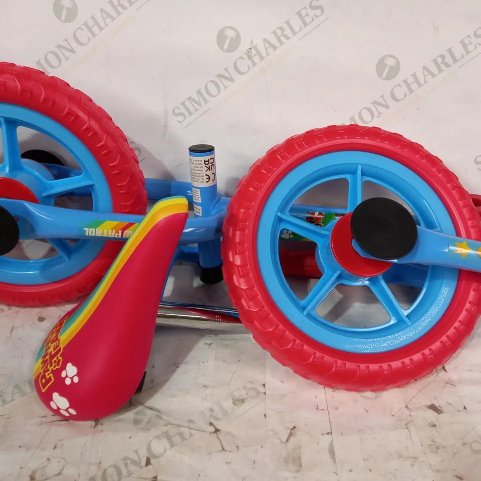 PAW PATROL BALANCE BIKE RRP £52.99