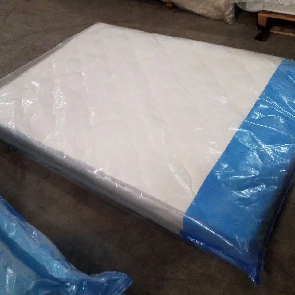 QUALITY BAGGED DOUBLE 135CM AIRSPRUNG LUXURY QUILTED MEDIUM MATTRESS RRP £229