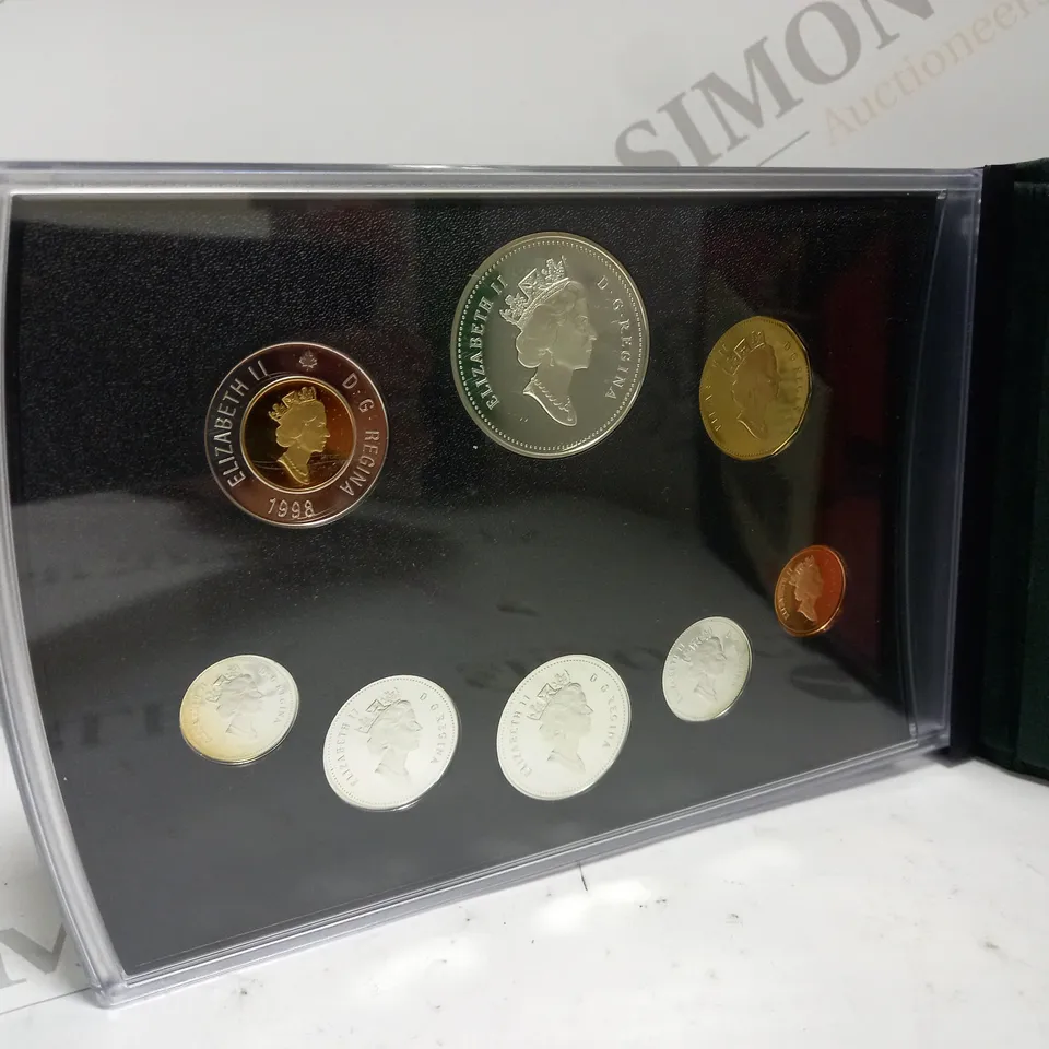 BOXED 1998 ROYAL CANADIAN MINT PROOF SET 