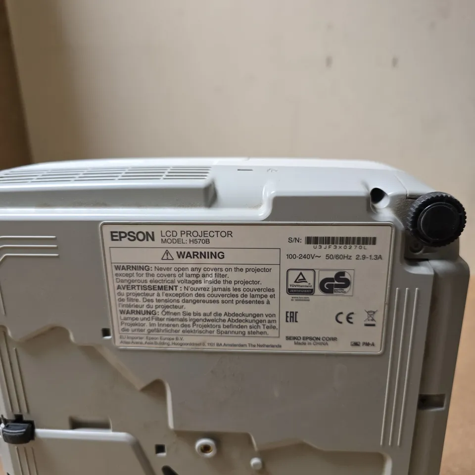 EPSON LCD PROJECTOR H570B