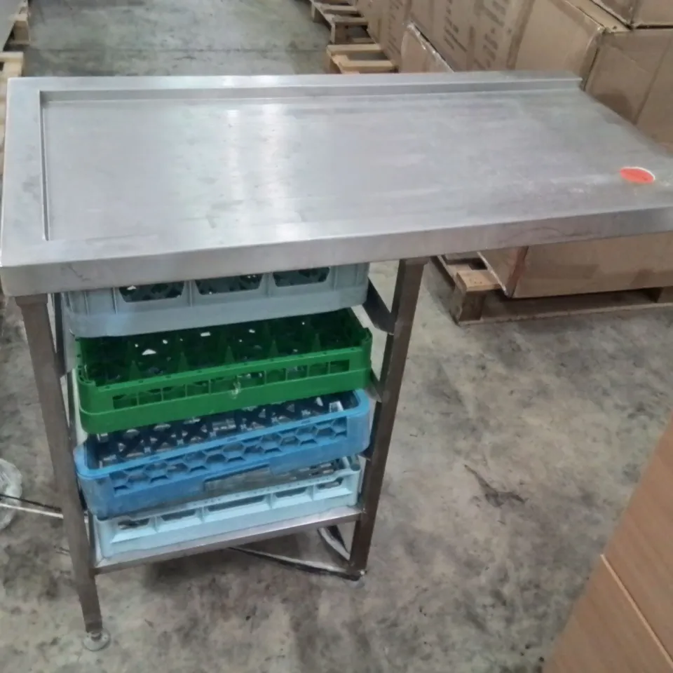 STAINLESS STEEL COMMERCIAL COUNTER TOP SINK ATTACHMENT 