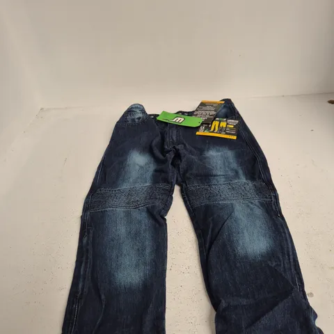 MOTROX URBAN REINFORCED MOTORCYCLE JEANS – DENIM, UK 32