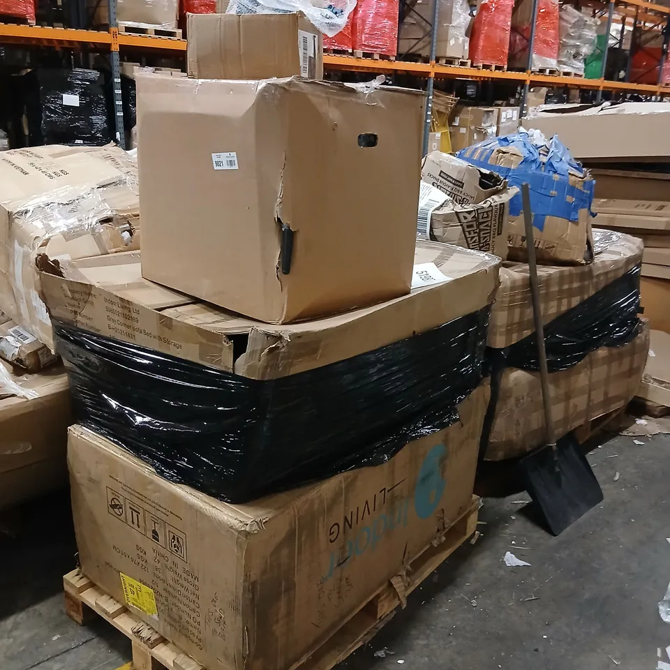 PALLET OF ASSORTED UNPROCESSED RAW RETURN FURNITURE