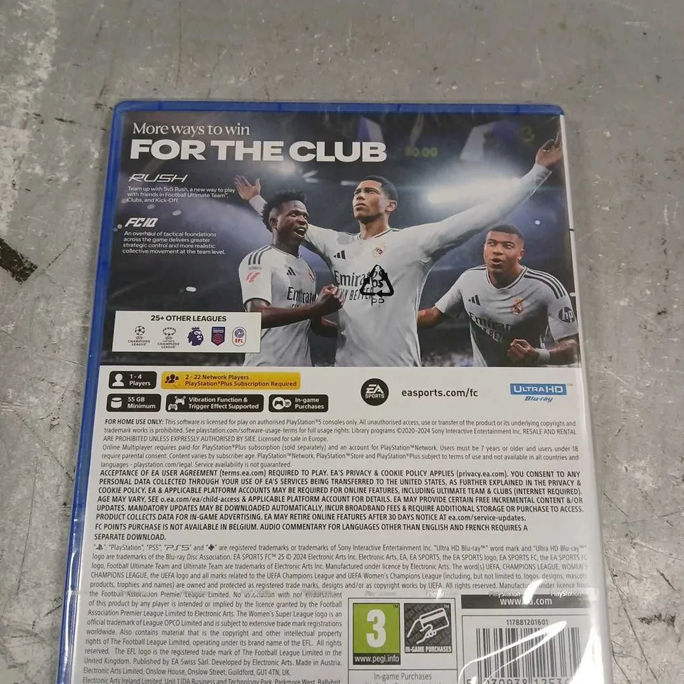 SEALED FC25 FOR PS5