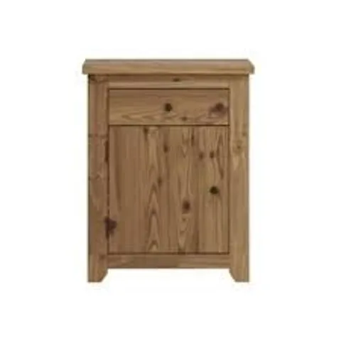 BOXED HAVANA BEDSIDE CABINET - AZTEC WAX (1 BOX)