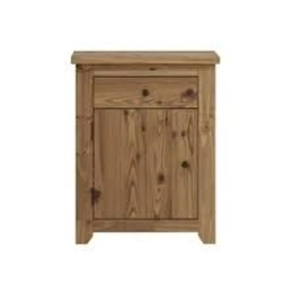 BOXED HAVANA BEDSIDE CABINET - AZTEC WAX (1 BOX)