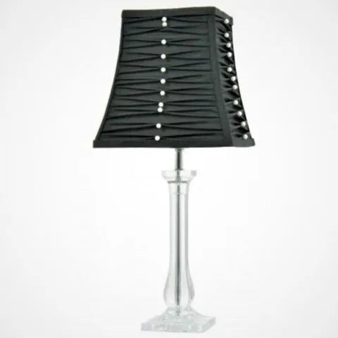 BOXED HOUSE ADDITIONS BALMORAL TABLE LAMP BLACK 57CM (2 BOXES)