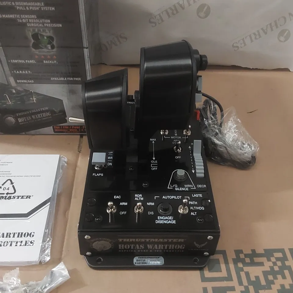 BOXED THRUSTMASTER U.S. AIR FORCE HOTAS WARTHOG DUAL THROTTLES