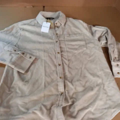 WHISTLES LUCIE CORDUROY OVERSIZED SHIRT - UK 12