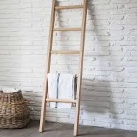 BOXED HAMBLEDON TOWEL LADDER RAW OAK