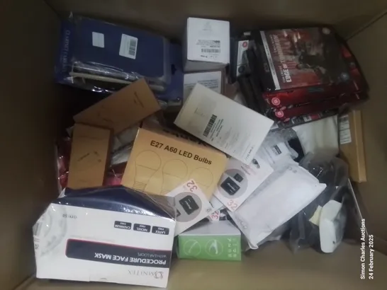 Lot 314: BOX CONTAINING LARGE AMOUNT OF BOXED ELECTRICAL ITEMS TO ...