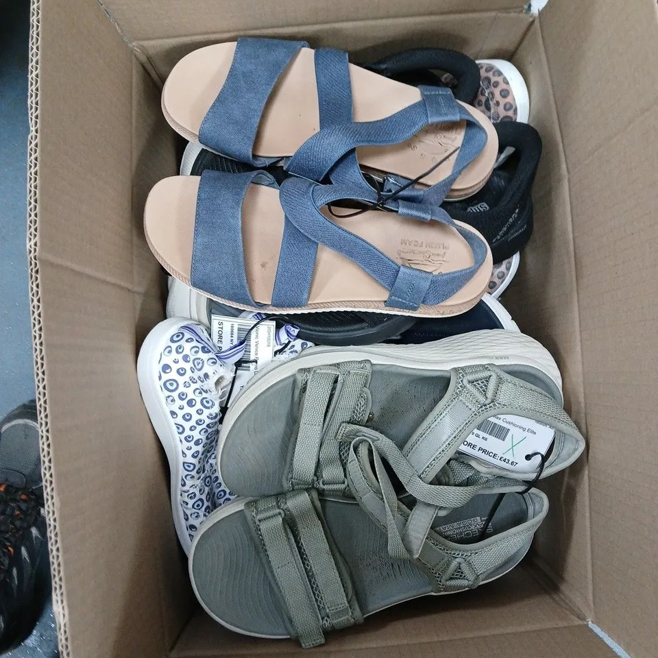 – ASSORTED PAIRS OF SHOES APROXIAMATELY 12 (USED)