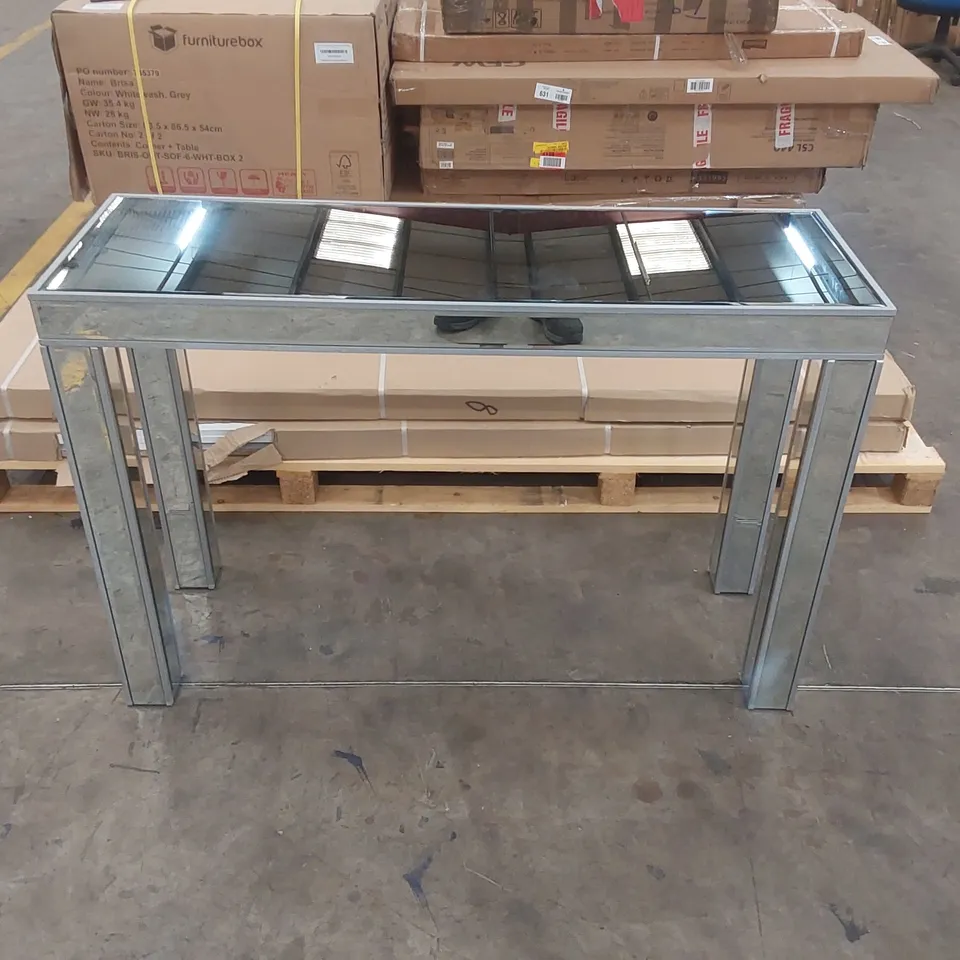 BRAND NEW HOMESDIRECT365 MIRRORED CONSOLE TABLE