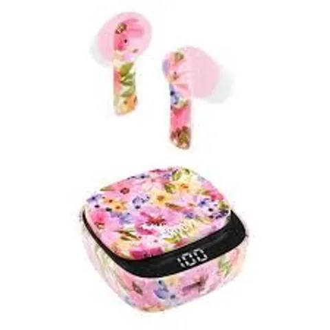GROOVZ TRUE WIRELESS EAR BUDS - FLORAL 