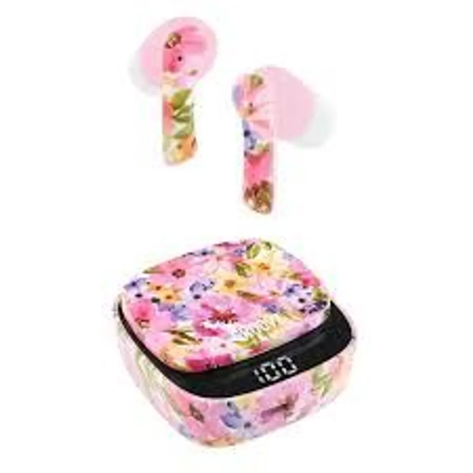 GROOVZ TRUE WIRELESS EAR BUDS - FLORAL 