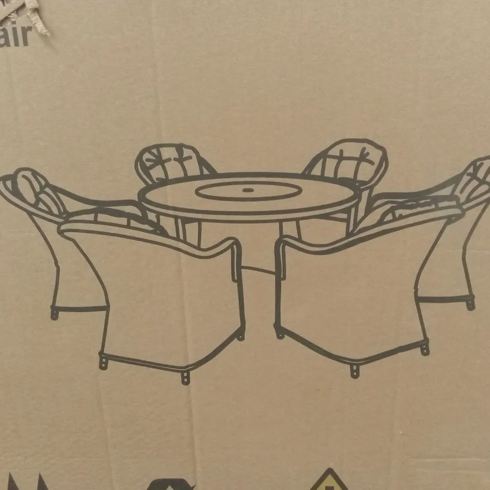 BOXED SET OF 3 FLORIDA OUTDOOR DINING CHAIRS // CHAIRS ONLY (1 BOX)