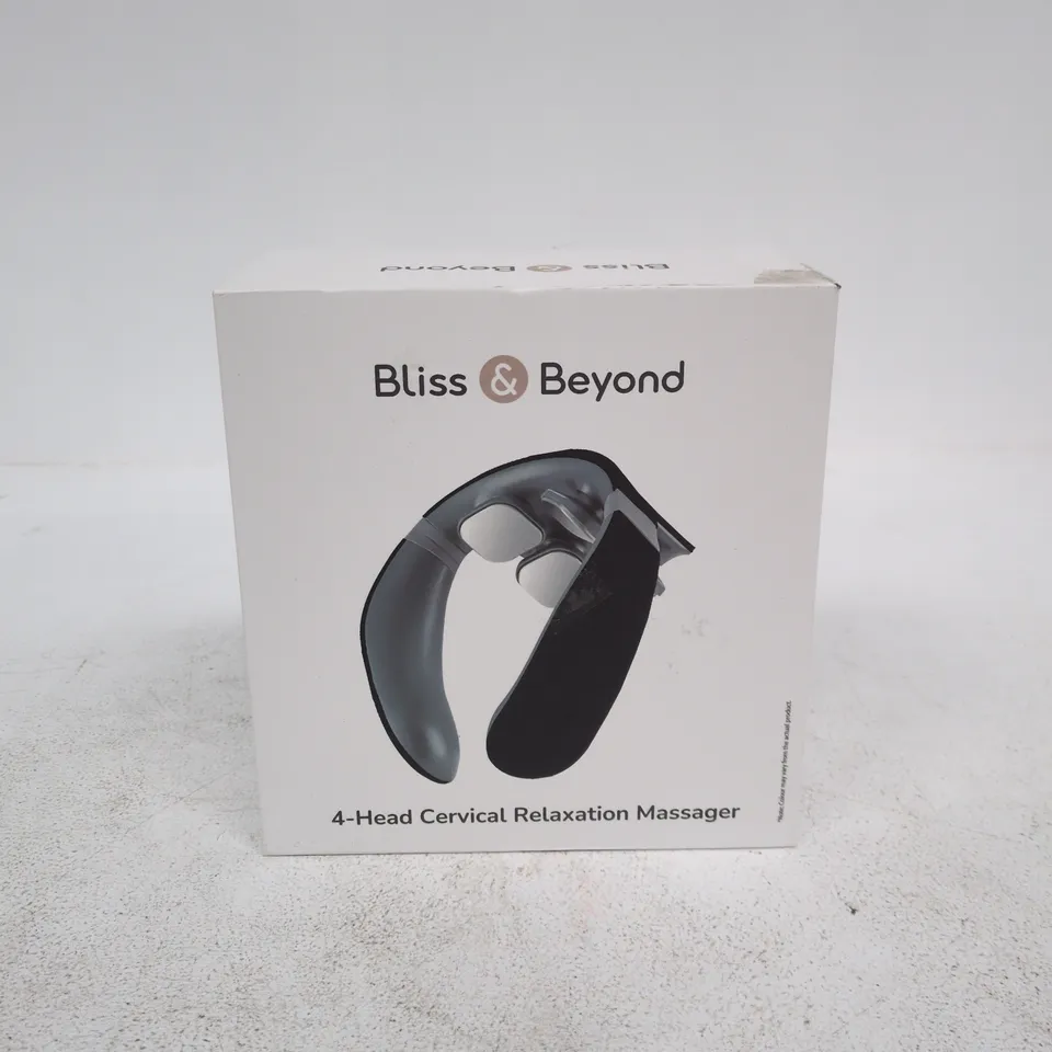 BLISS AND BEYOND 4 HEAD CERVICAL RELAXATION MASSAGER