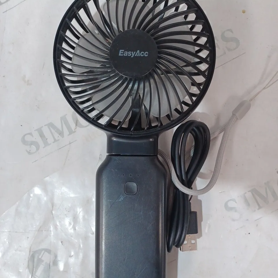 BOXED EASYACC DUAL BATTERY HANDHELD FAN