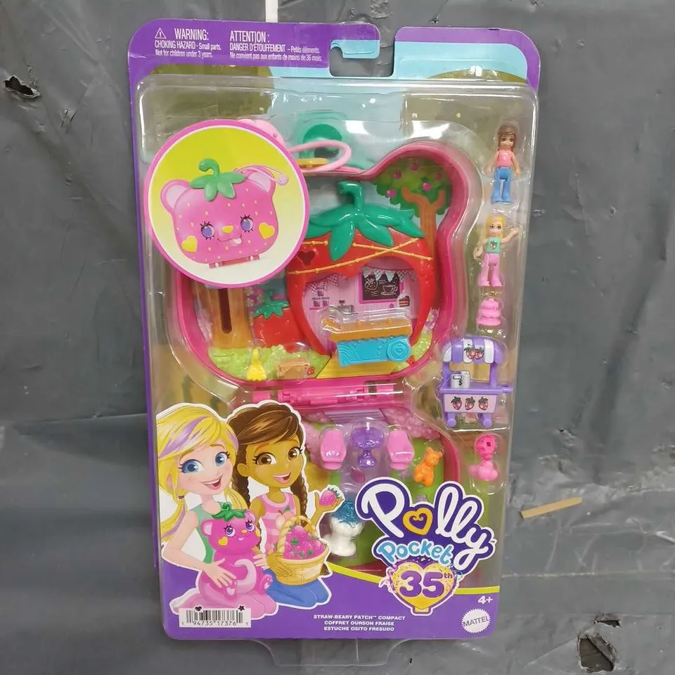 POLLY POCKET STRAW-BEARY PATCH COMPACT 