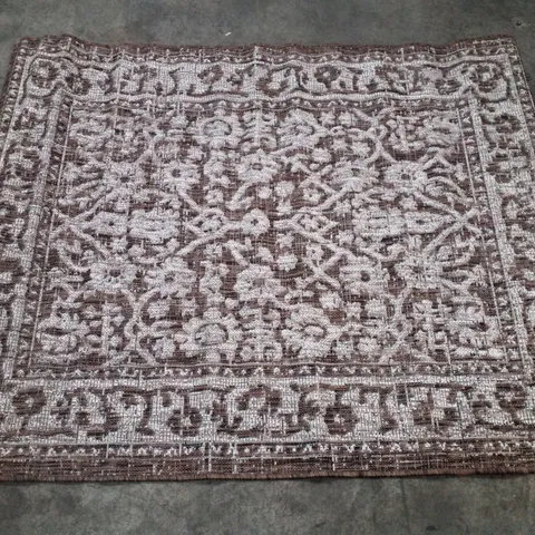 BRAND NEW PACO HOME ILLUSION 322 RUG IN BROWN - 120×160CM 