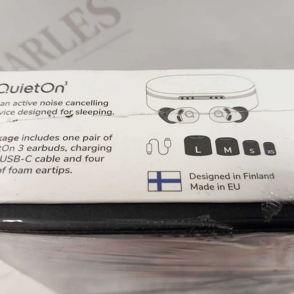 BOXED QUIET ON 3 ACTIVE NOISE CANCELLING DEVICE FOR SLEEPING