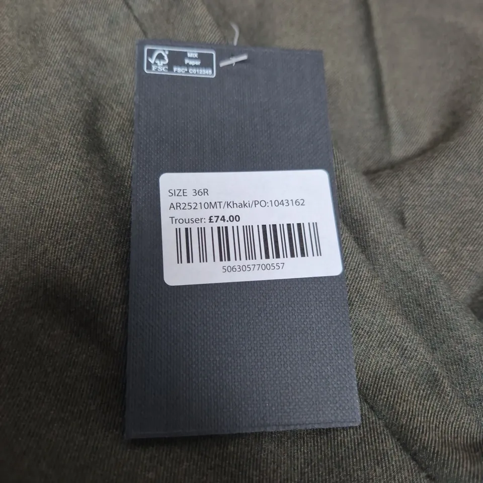 ANTIQUE ROGUE KHAKI TROUSERS, SIZE 36R (AR25210MT)