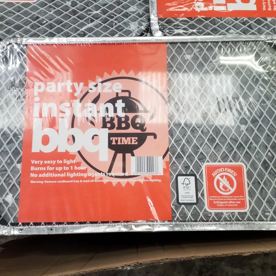 PALLET CONTAINING APPROXIMATELY 90 PARTY SIZE INSTANT BBQS
