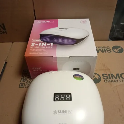 SUNUV 2-IN-1 UV LED NAIL LAMP