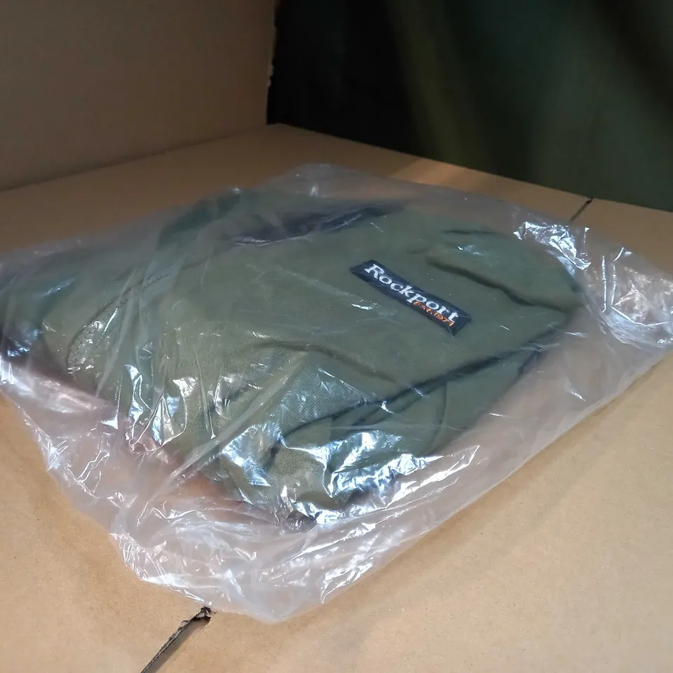 PACKAGED ROCK PORT KHAKI ZIPPED THROUGH HOODIE - MEDIUM
