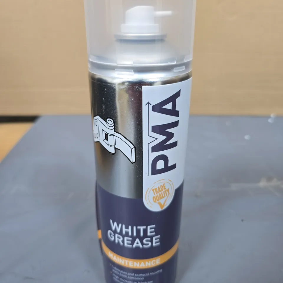 APPROXIMATELY 10 X PMA MAINTENANCE WHITE GREASE CANS - 500ML