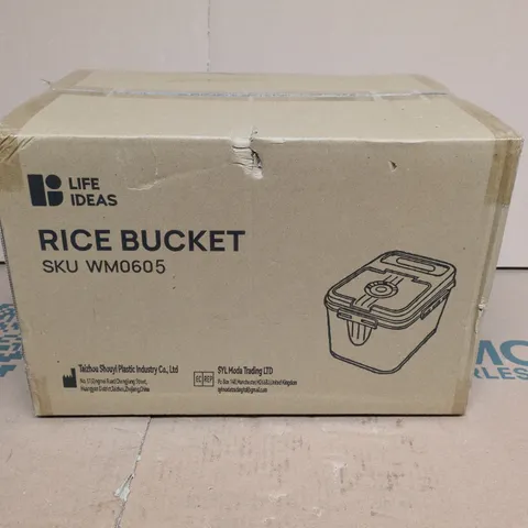 LIFE IDEAS RICE BUCKET WM0605 – BOXED KITCHEN STORAGE