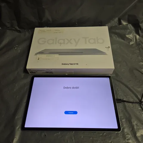 BOXED SAMSUNG GALAXY TAB S7 FE IN MYSTIC GREEN 64GB