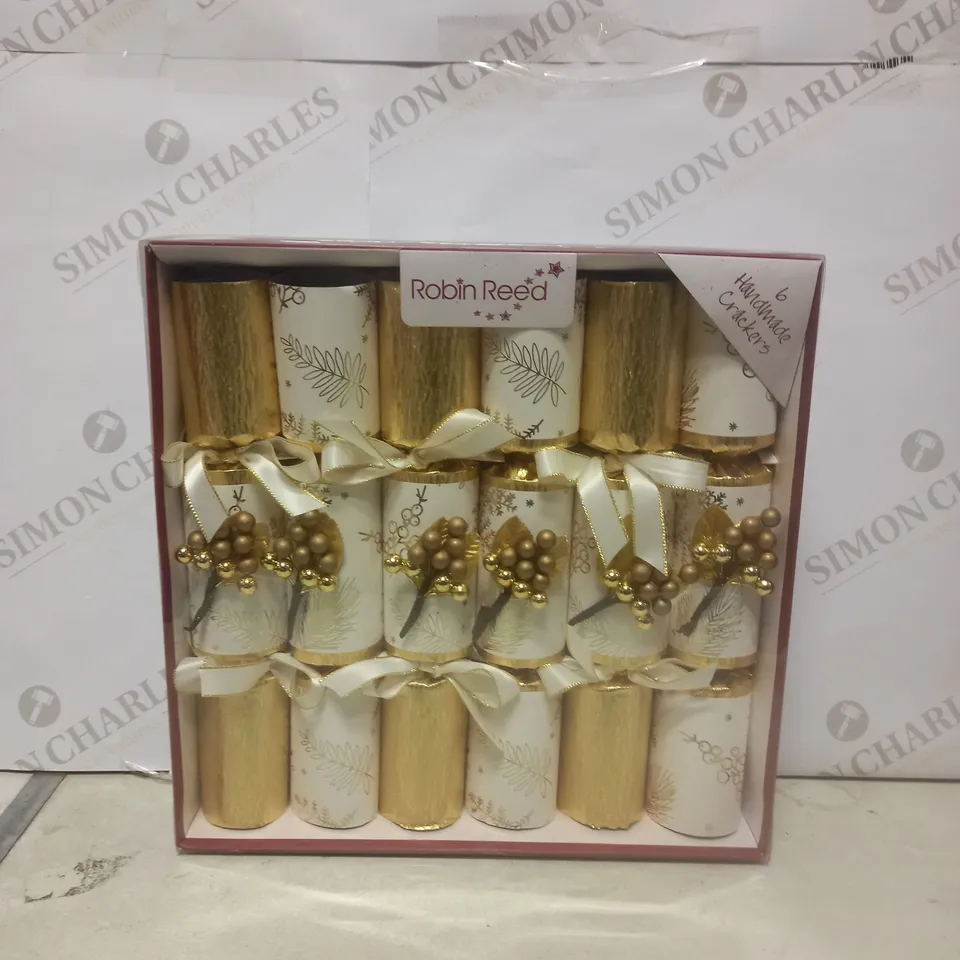 ROBIN REED 6 HANDMADE CRACKERS 