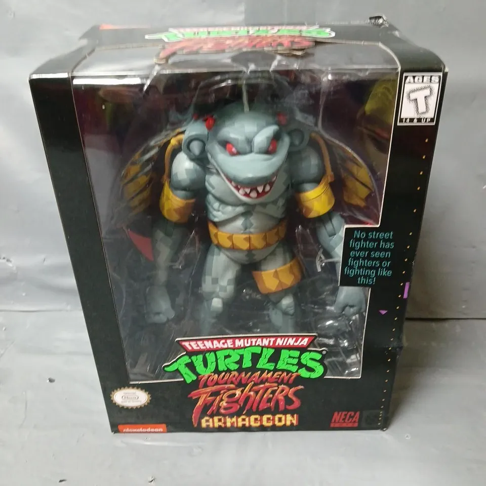 BOXED NECA TOYS TEENAGE MUTANT NINJA TUTLES TOURNAMENT FIGHTERS ARMAGGON