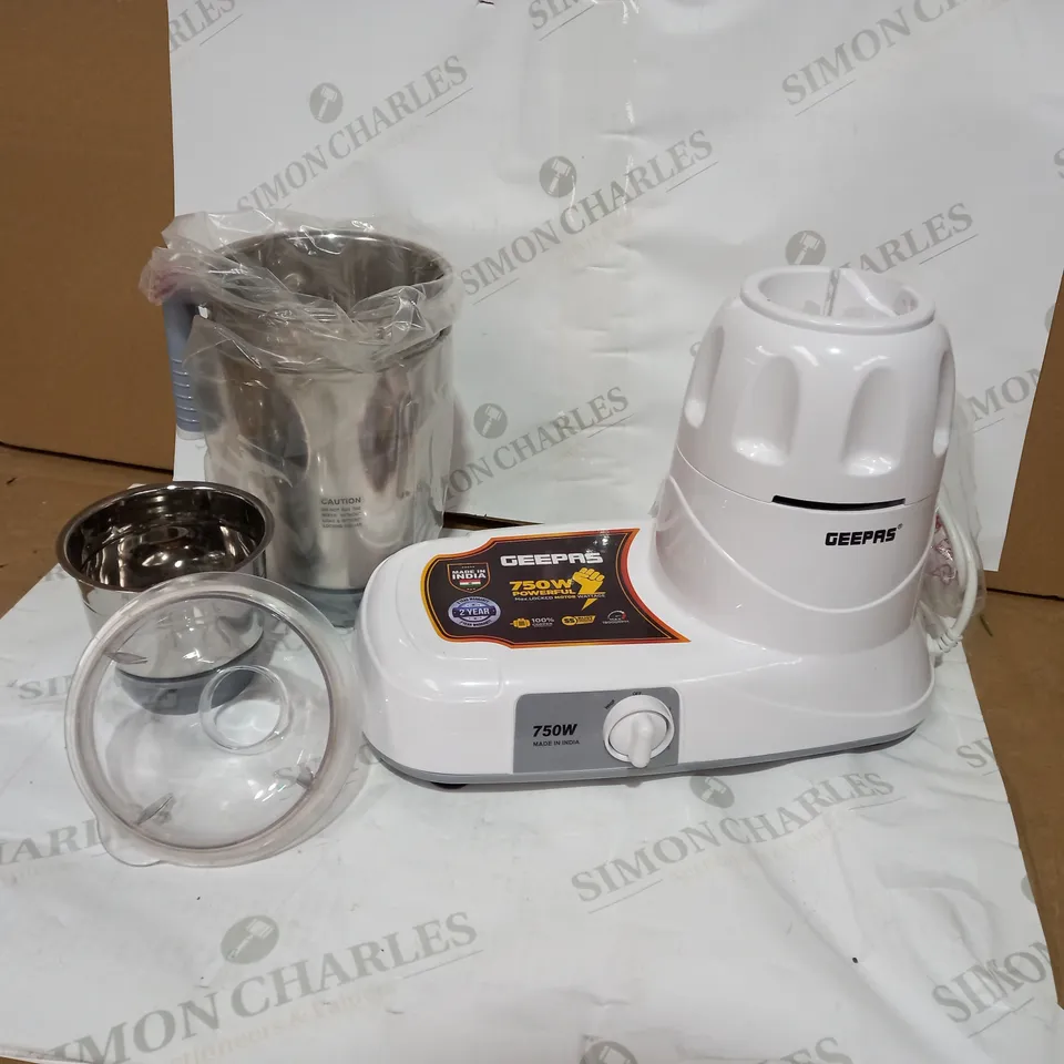 GEEPAS 750W 3-IN-1 MIXER GRINDER