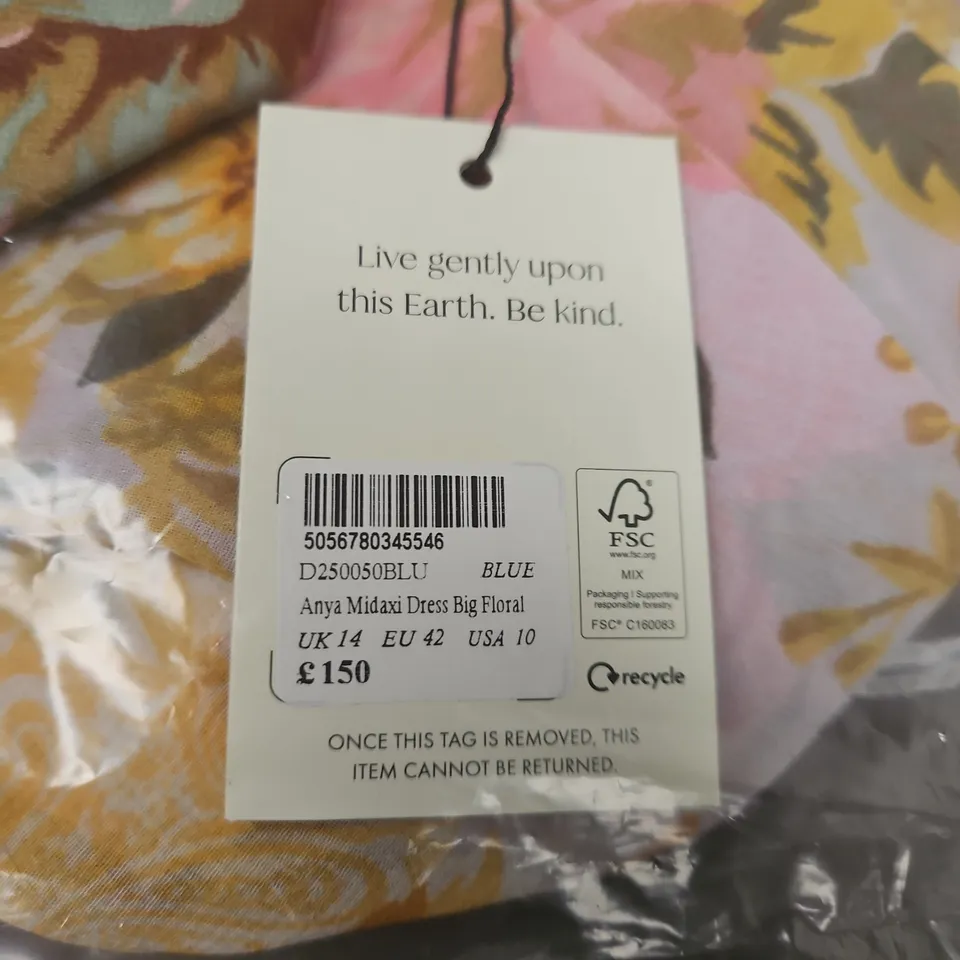 NOBODYS CHILD ANYA MIDAXI DRESS – SIZE 14