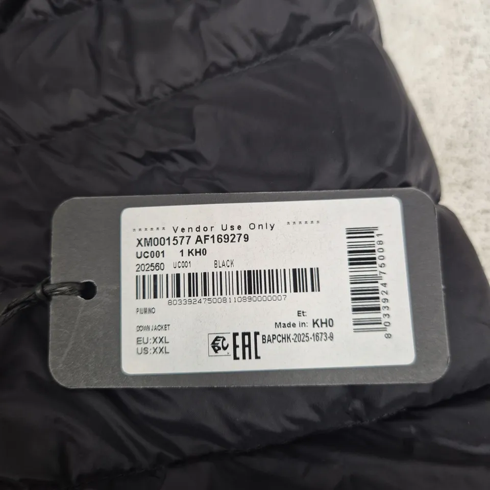 ARMANI EXCHANGE DOWN PUFFER JACKET – BLACK, UK XXL (EU XXL)