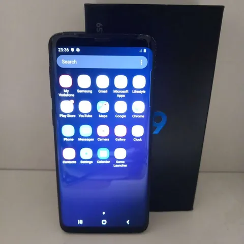 BOXED SAMSUNG GALAXY S9 SMARTPHONE