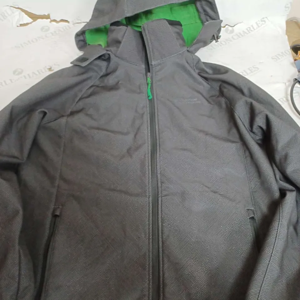 MOUNTAIN WAREHOUSE FLEECE LINED JACKET WITH HOOD - SMALL