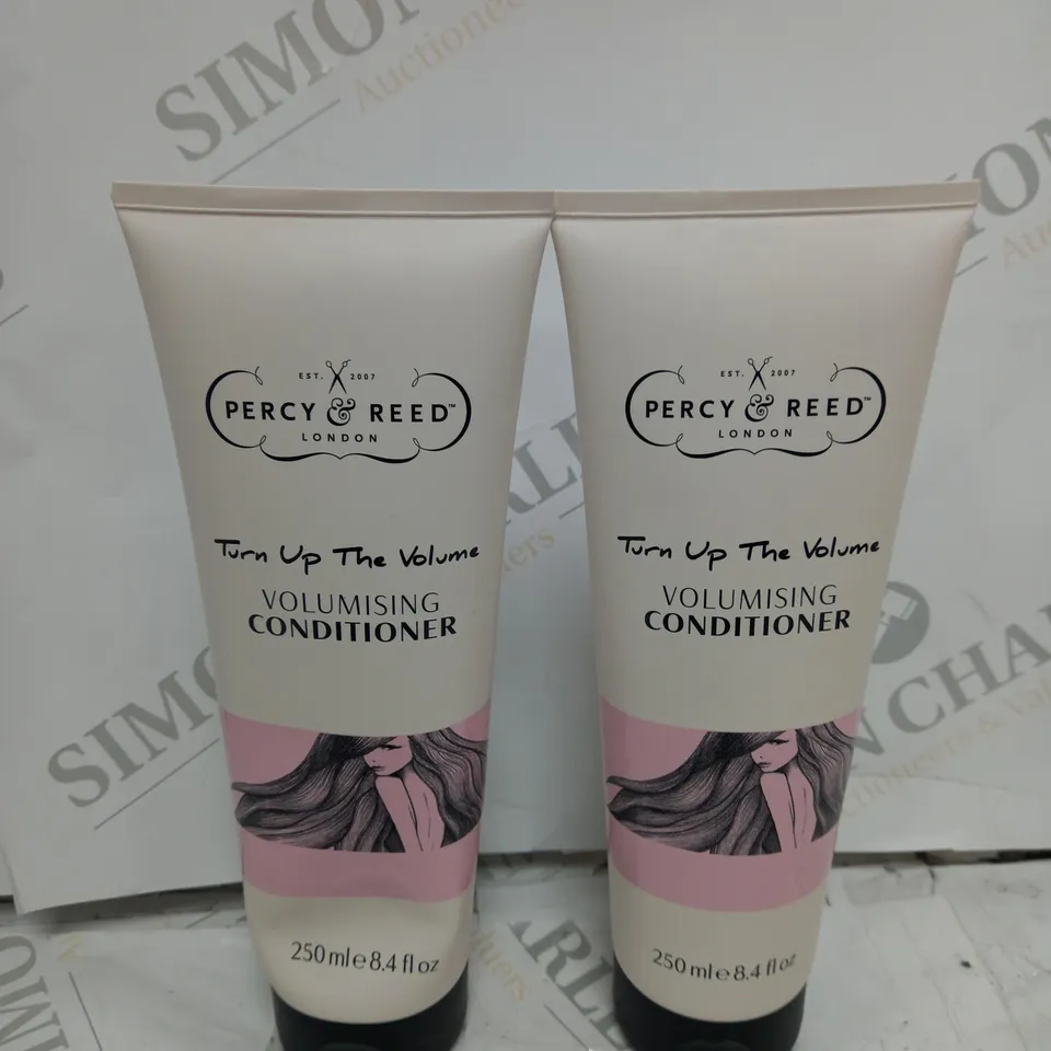 2 X BOXED PERCY REED LONDONE VOLUMIZING CONDITIONER 250ML EACH